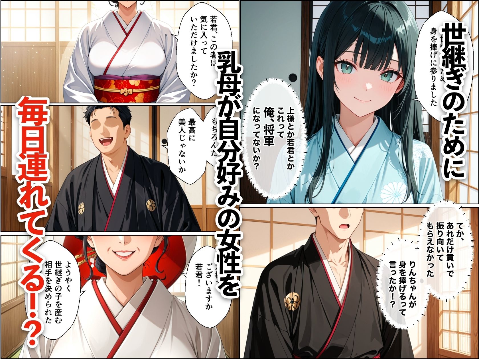 転生したら世継ぎ孕ませ懇願ハーレムになった話〜徳川家光編〜